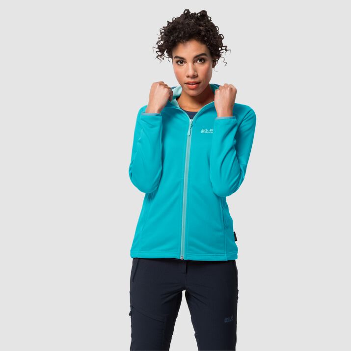 Jack Wolfskin Womens Star Sports Jacket Light Turquoise 395726KRV